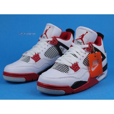 Air Jordan 4 Retro OG Fire Red 2020 DC7770-160 White/Black/Tech Grey/Fire Red Sneakers