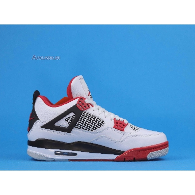 Air Jordan 4 Retro OG Fire Red 2020 DC7770-160 White/Black/Tech Grey/Fire Red Sneakers