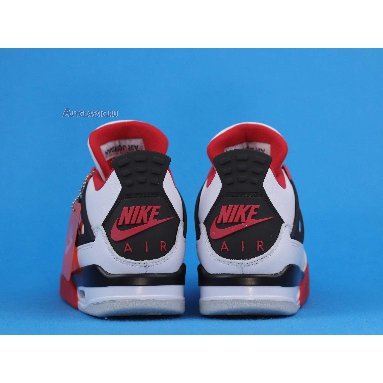 Air Jordan 4 Retro OG Fire Red 2020 DC7770-160 White/Black/Tech Grey/Fire Red Mens Womens Shoes