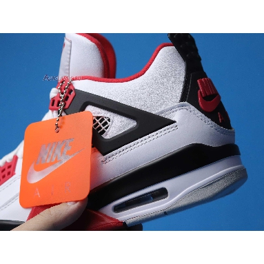 Air Jordan 4 Retro OG Fire Red 2020 DC7770-160 White/Black/Tech Grey/Fire Red Mens Womens Shoes