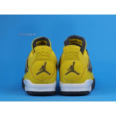 Air Jordan 4 Retro LS Lightning 314254-702 Tour Yellow/Dark Blue-Grey-White Mens Womens Shoes