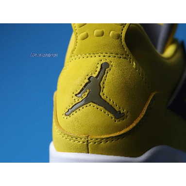 Air Jordan 4 Retro LS Lightning 314254-702 Tour Yellow/Dark Blue-Grey-White Mens Womens Shoes