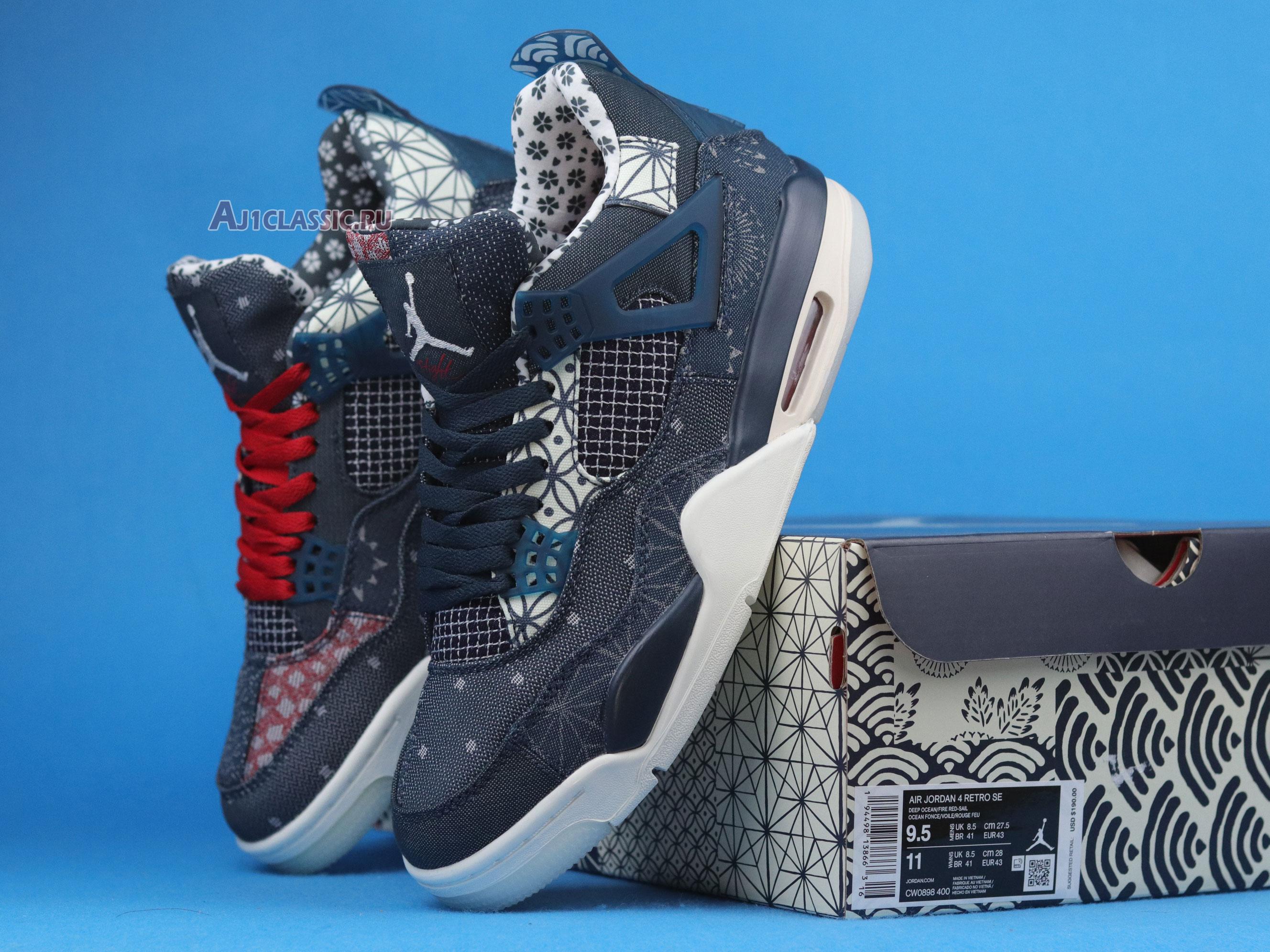 Air Jordan 4 Retro SE "Sashiko" CW0898-400