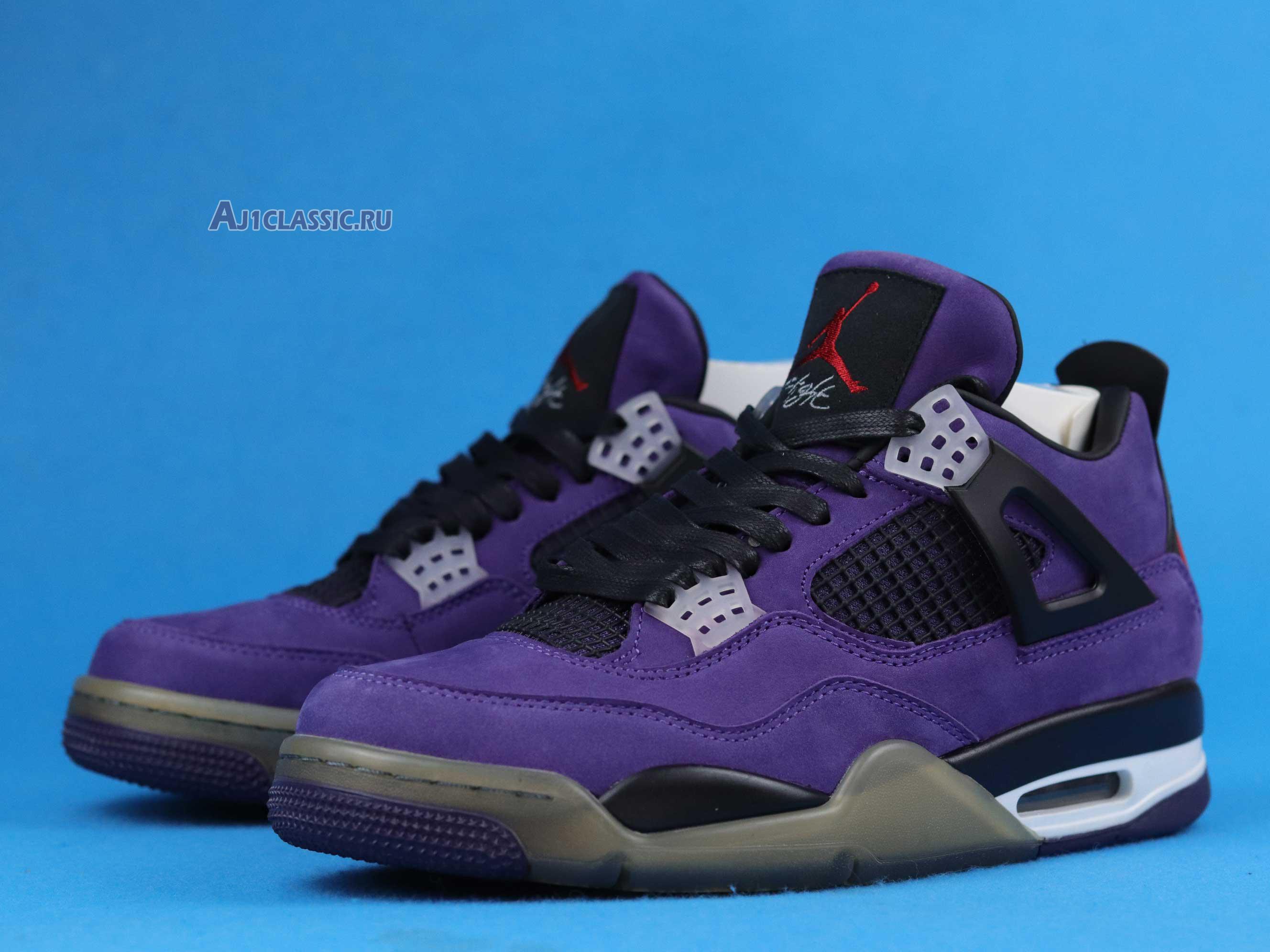 Travis Scott x Air Jordan 4 Retro "Purple Suede - White Midsole" AJ4-766302