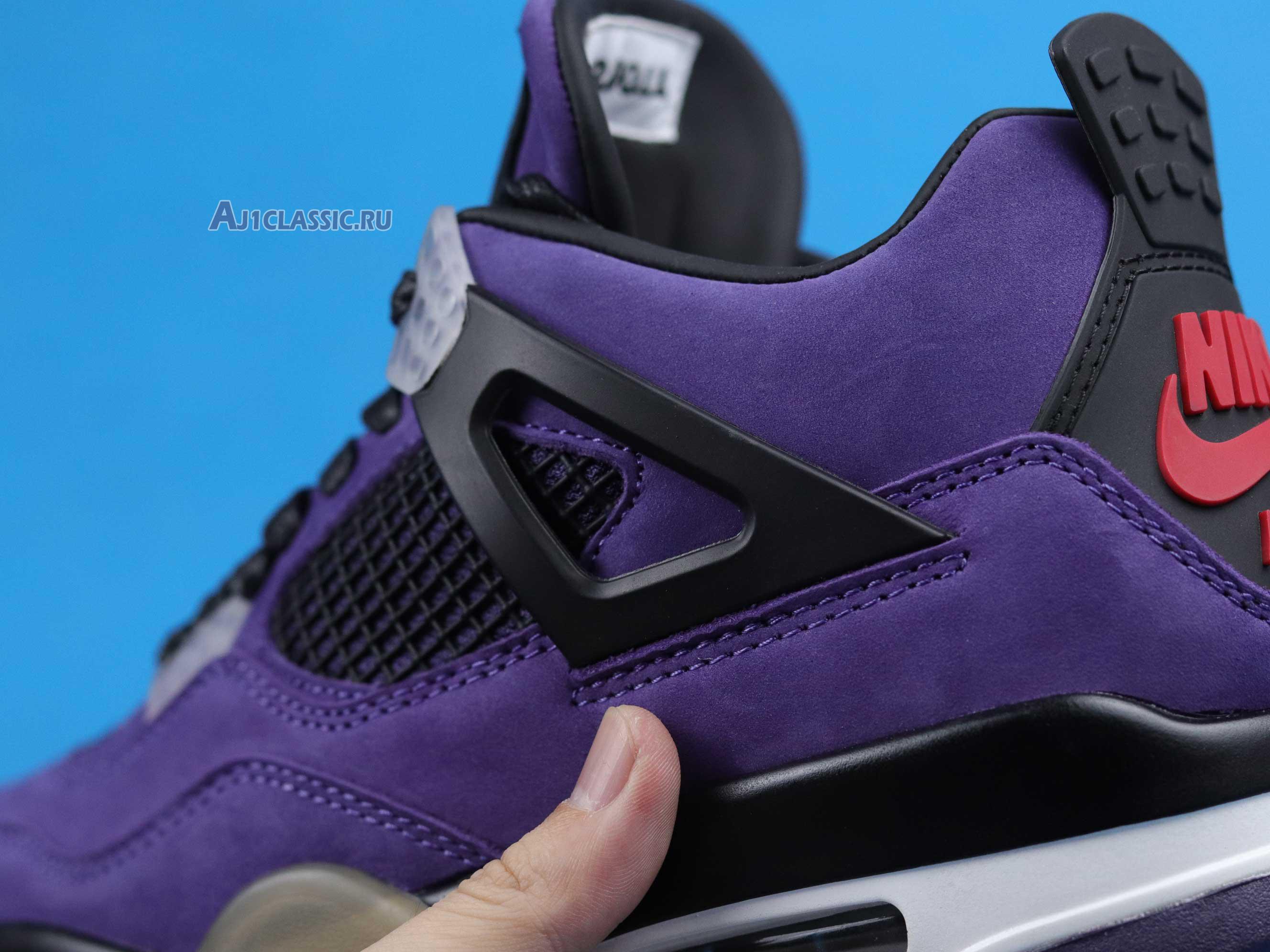 New Travis Scott x Air Jordan 4 Retro "Purple Suede - White Midsole" AJ4-766302 Shoes