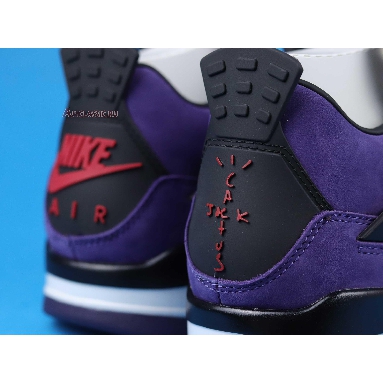 Travis Scott x Air Jordan 4 Retro Purple Suede - White Midsole AJ4-766302 Purple Dynasty/Varsity Red/Black Mens Womens Shoes