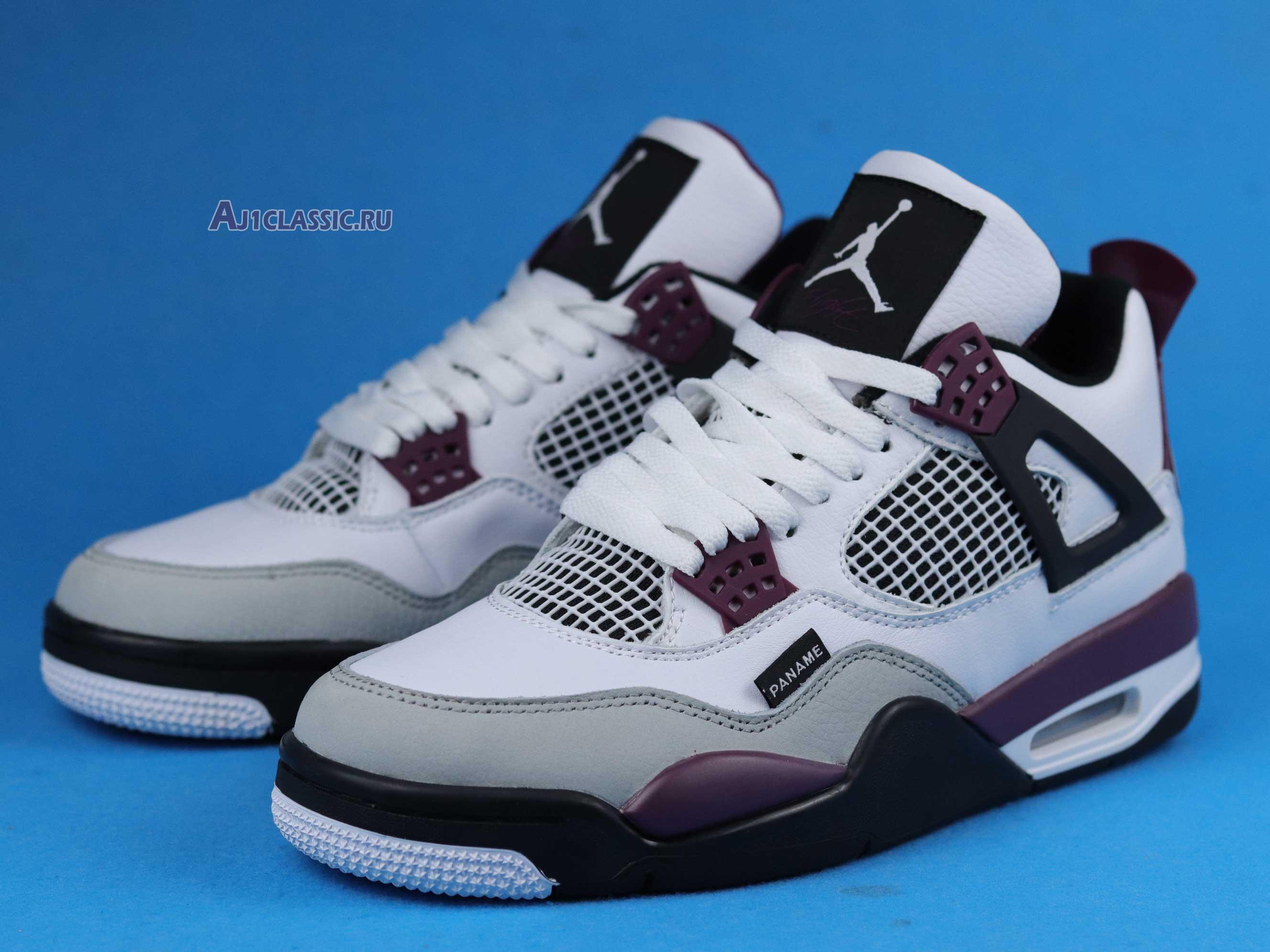 New Paris Saint-Germain x Air Jordan 4 Retro "Bordeaux" CZ5624-100 Shoes