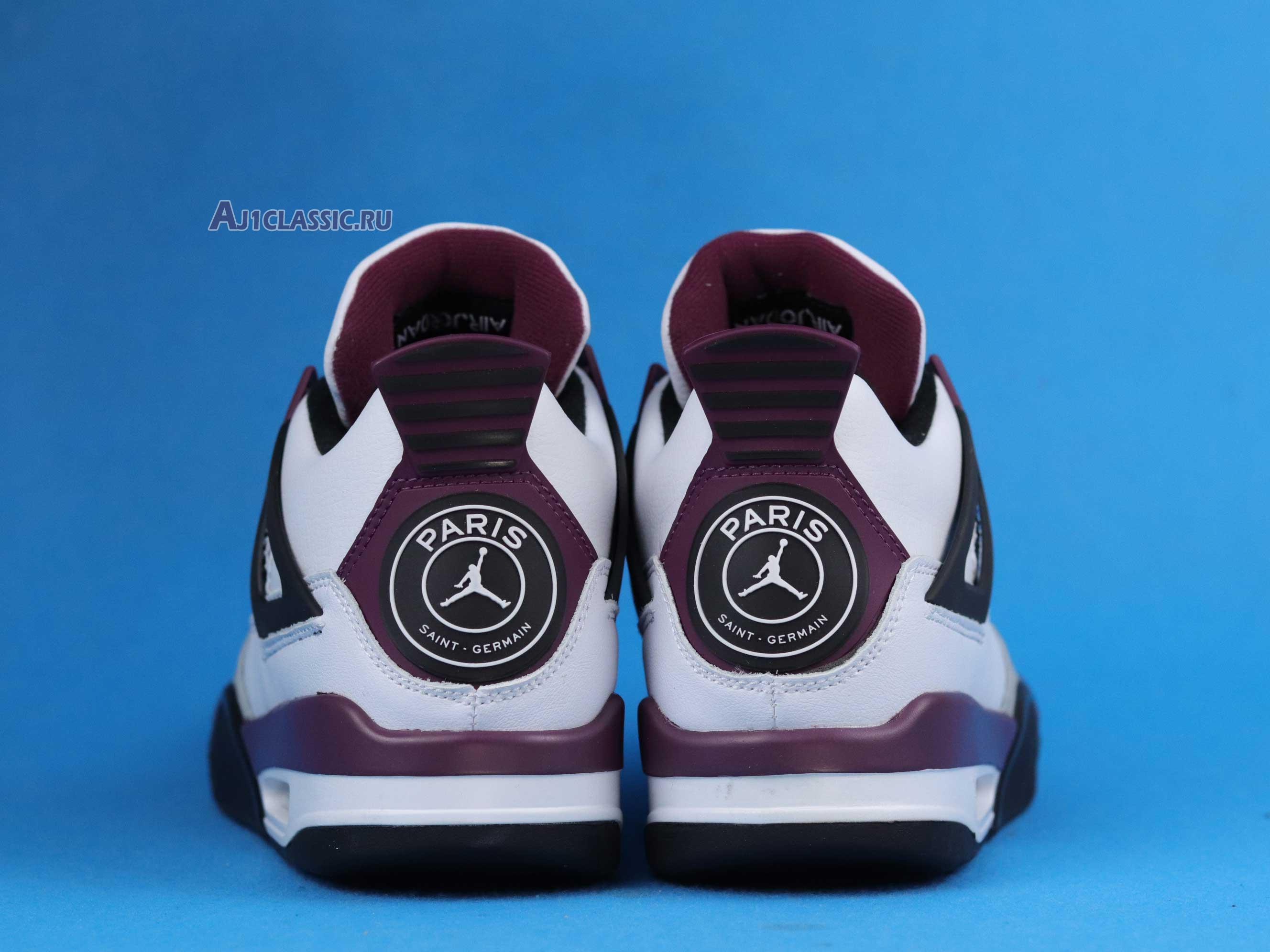 New Paris Saint-Germain x Air Jordan 4 Retro "Bordeaux" CZ5624-100 Shoes