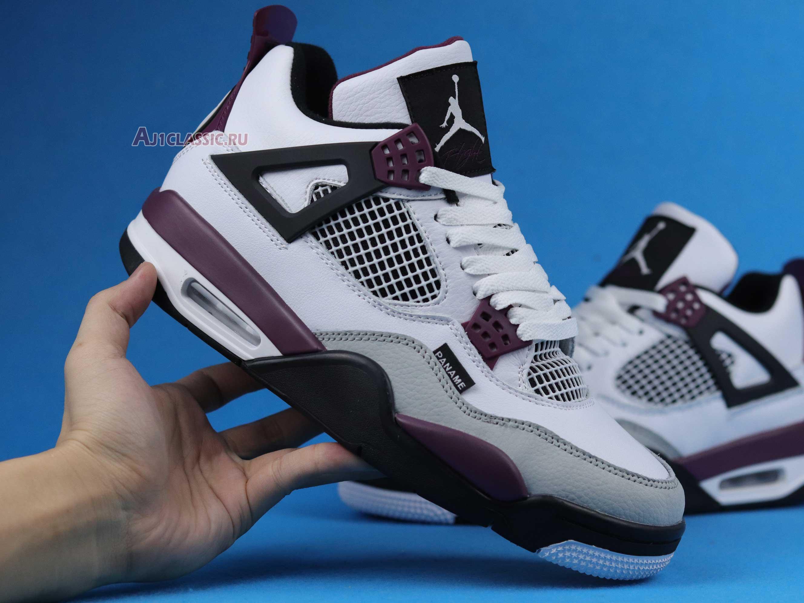 New Paris Saint-Germain x Air Jordan 4 Retro "Bordeaux" CZ5624-100 Shoes