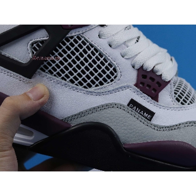 Paris Saint-Germain x Air Jordan 4 Retro Bordeaux CZ5624-100 White/Neutral Grey/Black/Bordeaux Mens Womens Shoes