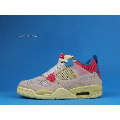 Union LA x Air Jordan 4 Retro Guava Ice DC9533-800 Guava Ice/Light Bone/Brigade Blue/Light Fusion Red Mens Womens Shoes