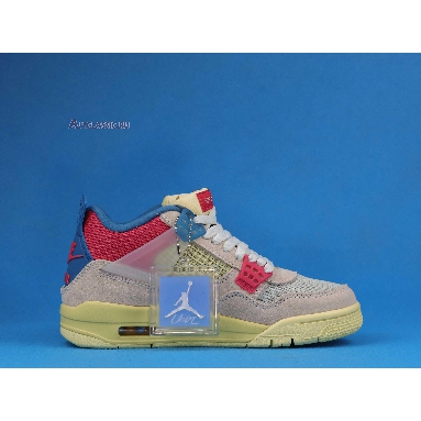 Union LA x Air Jordan 4 Retro Guava Ice DC9533-800 Guava Ice/Light Bone/Brigade Blue/Light Fusion Red Mens Womens Shoes