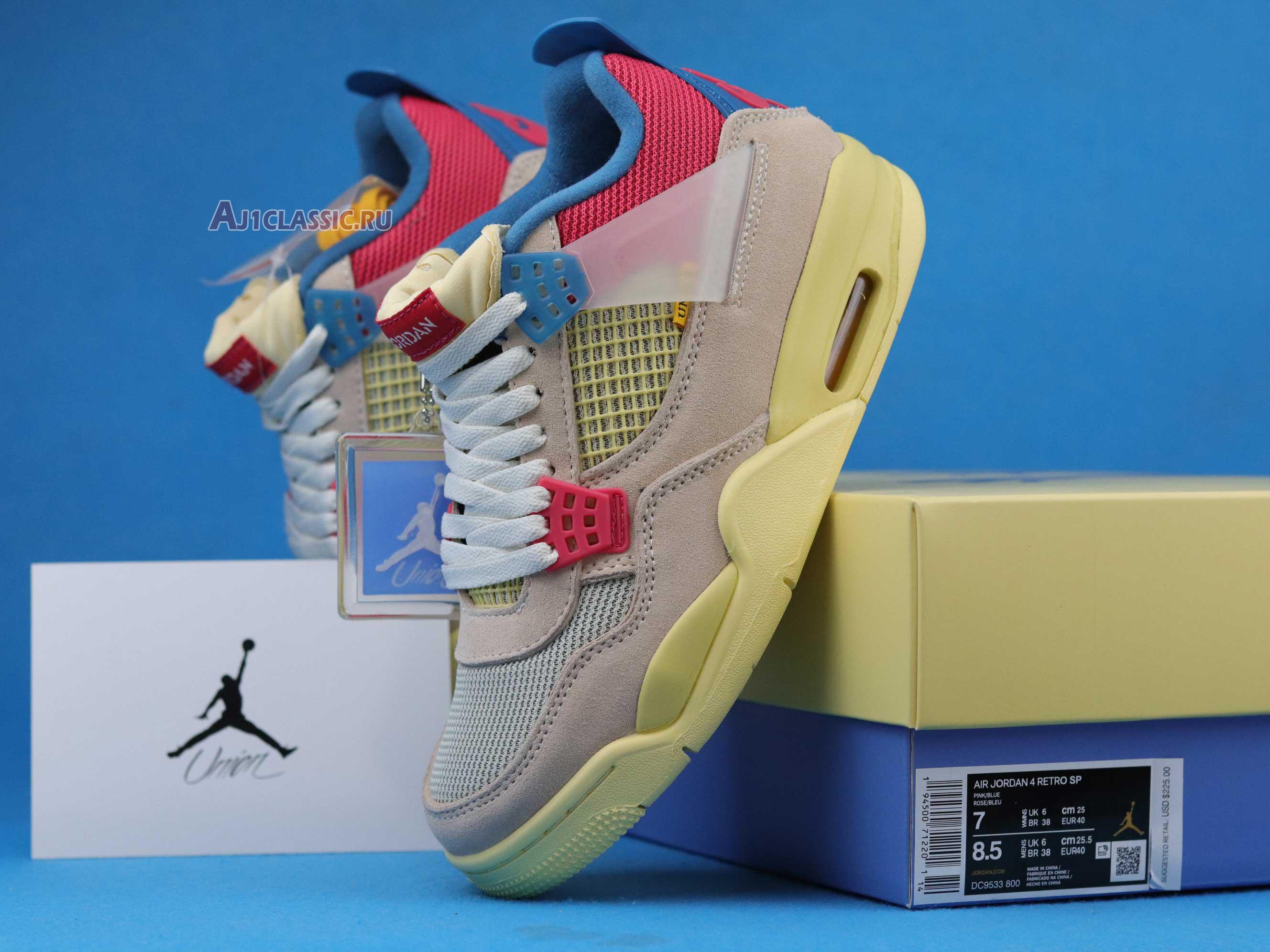 New Union LA x Air Jordan 4 Retro "Guava Ice" DC9533-800 Shoes