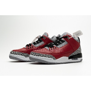 Air Jordan 3 Retro SE Unite CK5692-600 Fire Red/Fire Red/Cement Grey/Black Sneakers