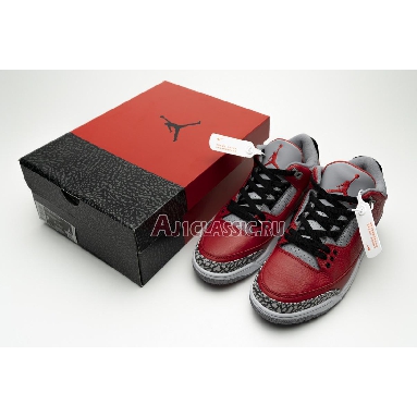 Air Jordan 3 Retro SE Unite CK5692-600 Fire Red/Fire Red/Cement Grey/Black Sneakers