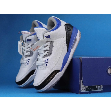 Fragment Design x Air Jordan 3 Retro CT8532-040 White/Blue/Black Sneakers