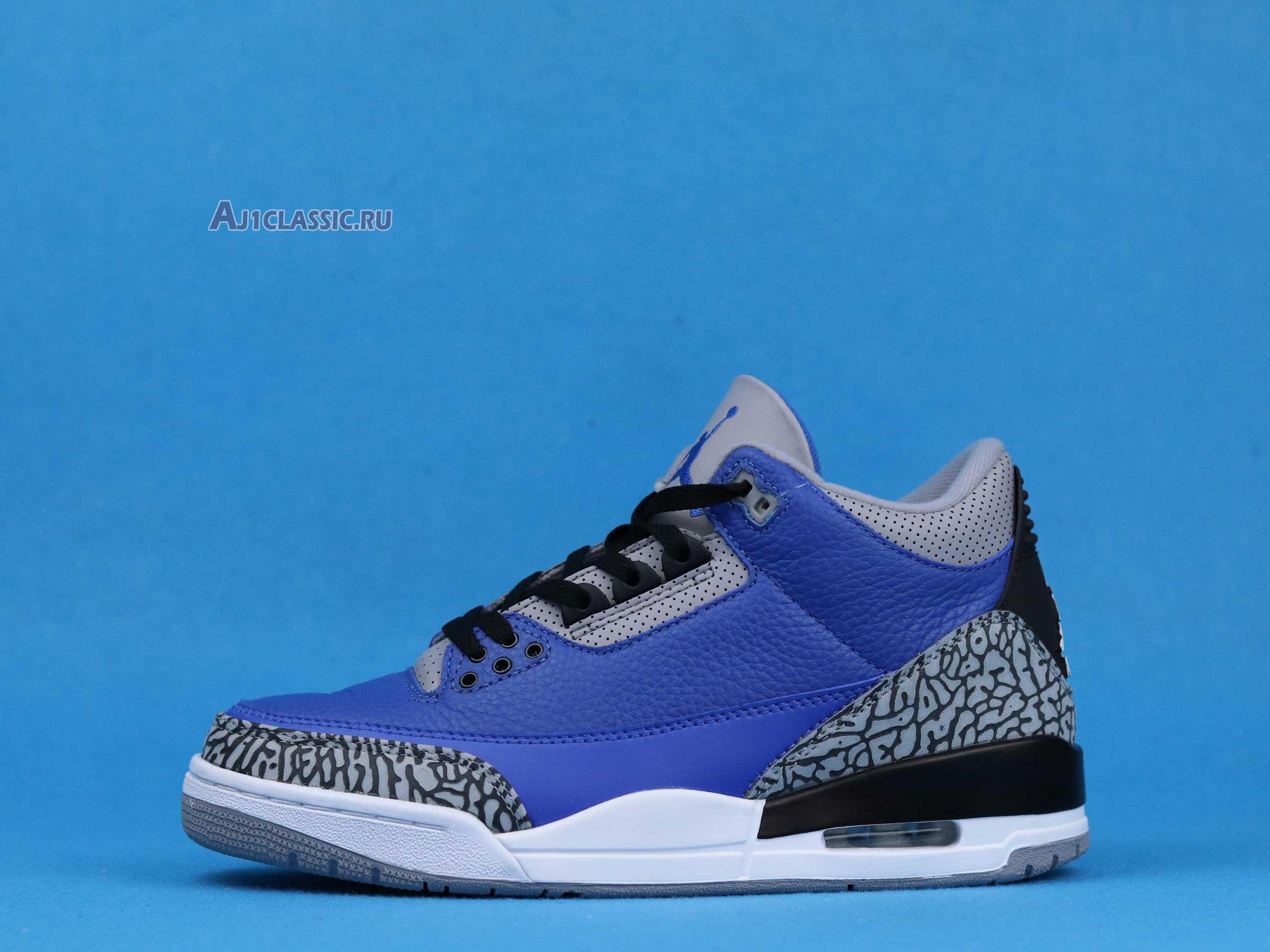 New Air Jordan 3 Retro "Varsity Royal" CT8532-400 Shoes