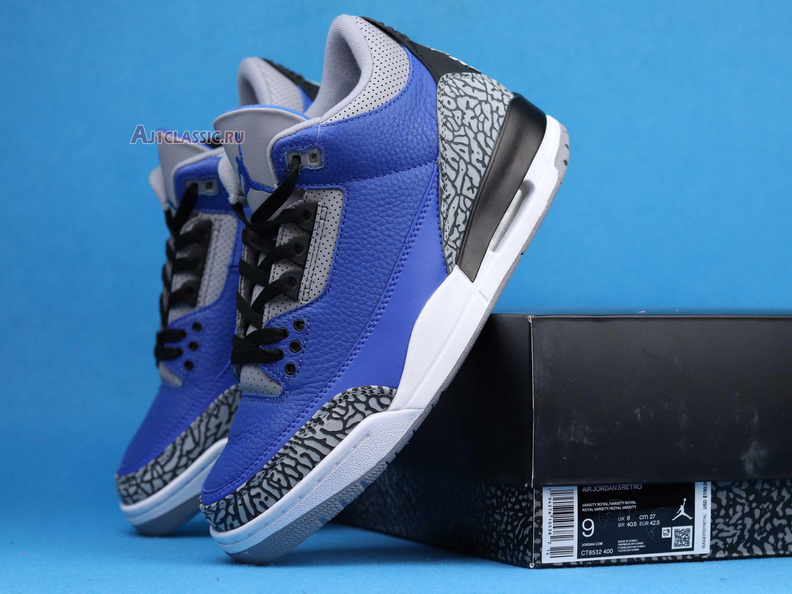 Air Jordan 3 Retro "Varsity Royal" CT8532-400