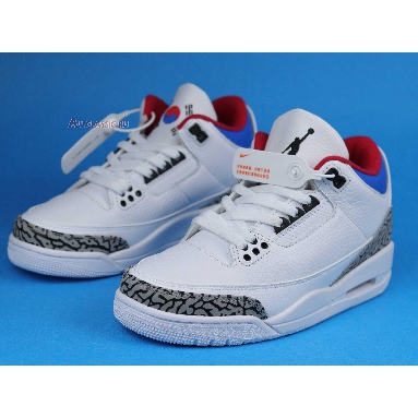 Air Jordan 3 Retro Seoul AV8370-100 White/Soar-Atom Red Sneakers