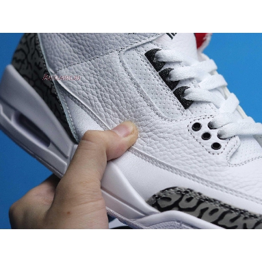 Air Jordan 3 Retro Seoul AV8370-100 White/Soar-Atom Red Sneakers