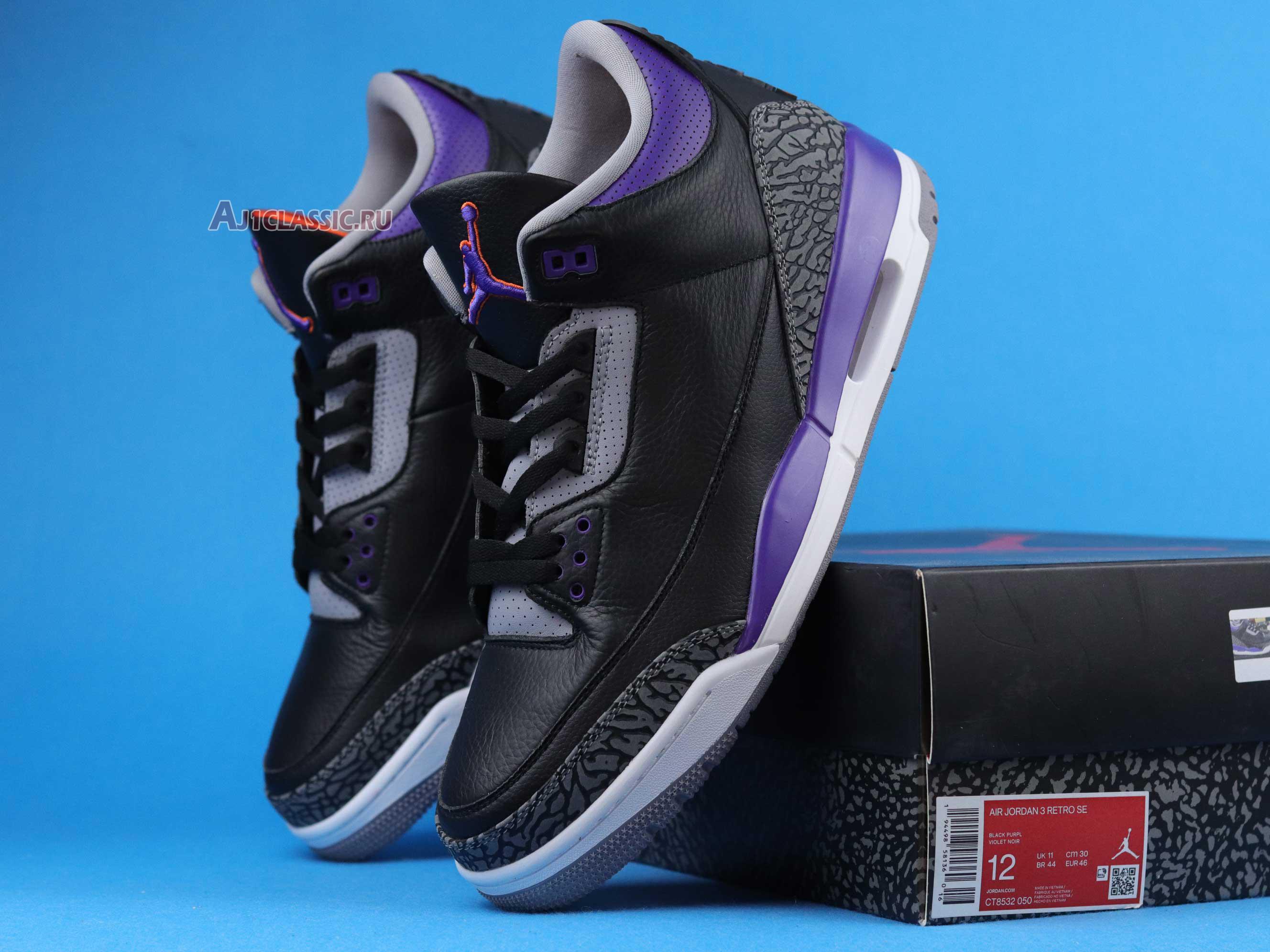 Air Jordan 3 Retro "Court Purple" CT8532-050