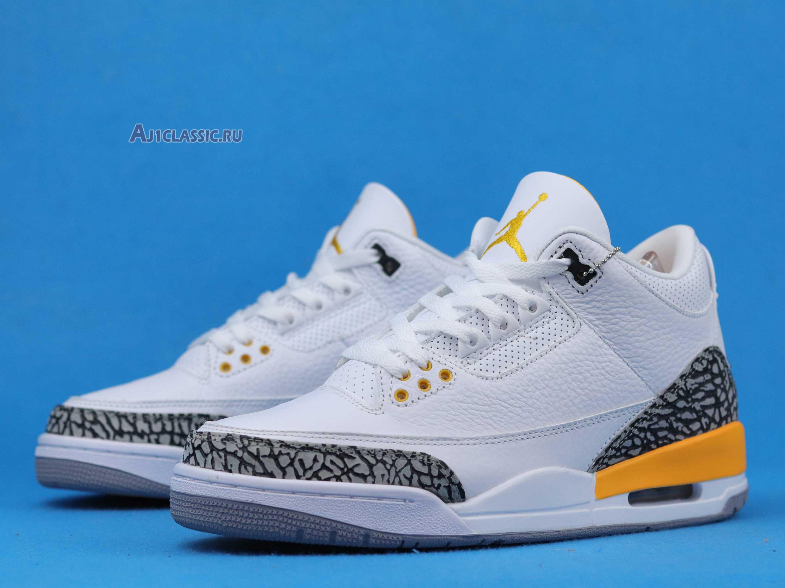 New Air Jordan 3 Retro "Laser Orange" CK9246-108 Shoes