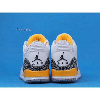 Air Jordan 3 Retro Laser Orange CK9246-108 White/Laser Orange/Cement Grey/Black Sneakers