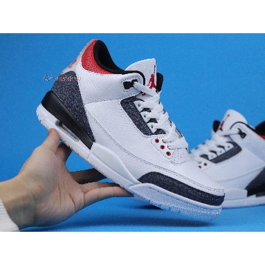 Air Jordan 3 SE-T Fire Red Japan Exclusive CZ6433-100 White/Fire Red/Black Sneakers