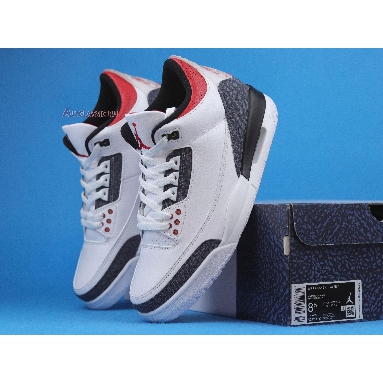 Air Jordan 3 SE-T Fire Red Japan Exclusive CZ6433-100 White/Fire Red/Black Mens Womens Shoes