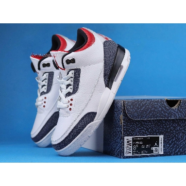 Air Jordan 3 Retro Denim SE Fire Red CZ6431-100 White/Fire Red/Black Sneakers