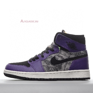 Air Jordan 1 Zoom Comfort Bayou Boys DC2133-500 New Orchid/Lime Blast/Black Mens Womens Shoes