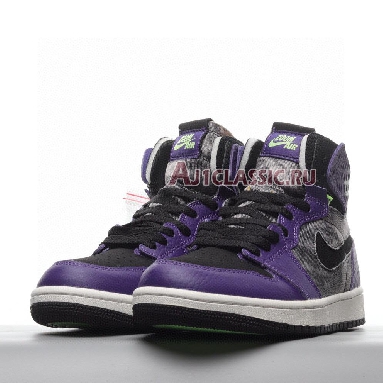 Air Jordan 1 Zoom Comfort Bayou Boys DC2133-500 New Orchid/Lime Blast/Black Mens Womens Shoes