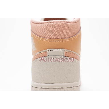 Air Jordan 1 Mid Atomic Orange DH4270-800 Atomic Orange/Apricot Agate-Terra Blush Sneakers