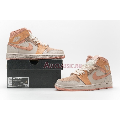 Air Jordan 1 Mid Atomic Orange DH4270-800 Atomic Orange/Apricot Agate-Terra Blush Sneakers