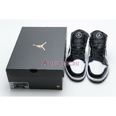 Air Jordan 1 Mid SE All-Star Weekend DD1649-001 Black/White/Black Mens Womens Shoes