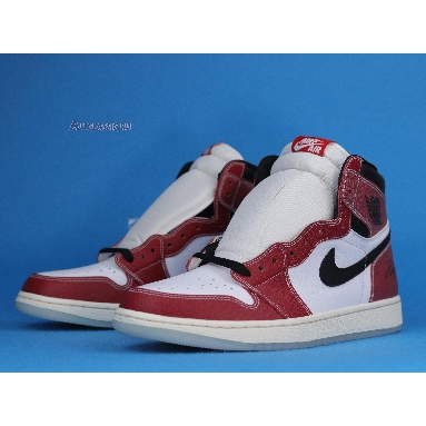 Trophy Room x Air Jordan 1 Retro High OG SP Chicago DA2728-100 White/Sail/Varsity Red/Black Mens Womens Shoes