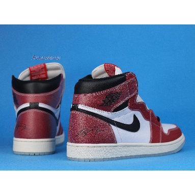 Trophy Room x Air Jordan 1 Retro High OG SP Chicago DA2728-100 White/Sail/Varsity Red/Black Mens Womens Shoes