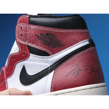 Trophy Room x Air Jordan 1 Retro High OG SP Chicago DA2728-100 White/Sail/Varsity Red/Black Mens Womens Shoes