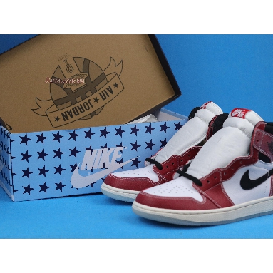 Trophy Room x Air Jordan 1 Retro High OG SP Chicago DA2728-100 White/Sail/Varsity Red/Black Mens Womens Shoes