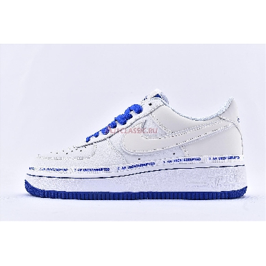 Uninterrupted x Air Force 1 Low QS More Than CQ0494-100 White/Racer Blue Mens Womens Shoes