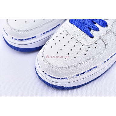 Uninterrupted x Air Force 1 Low QS More Than CQ0494-100 White/Racer Blue Mens Womens Shoes