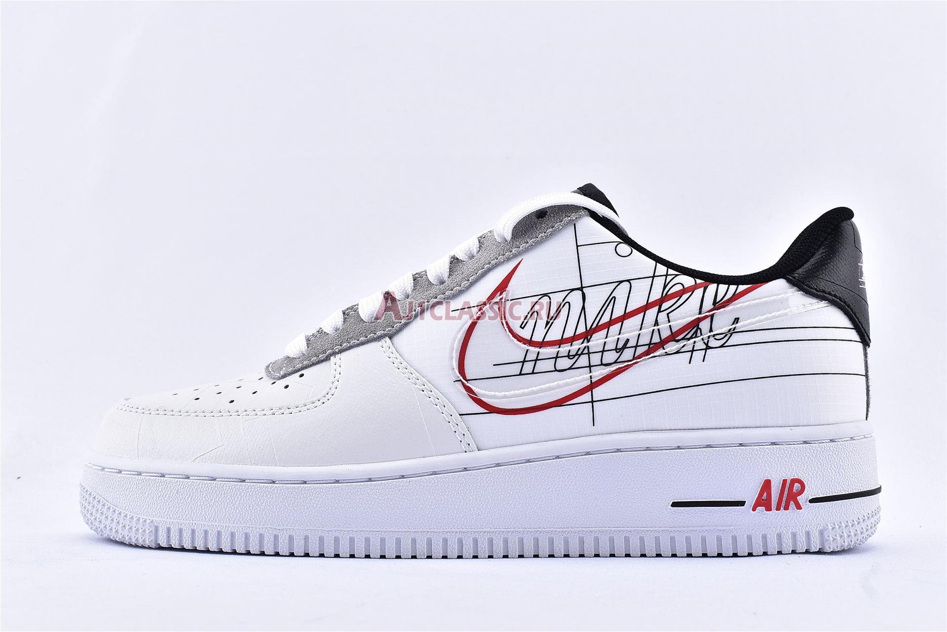 New Nike Air Force 1 Low "Script Swoosh" CK9257-100 Shoes