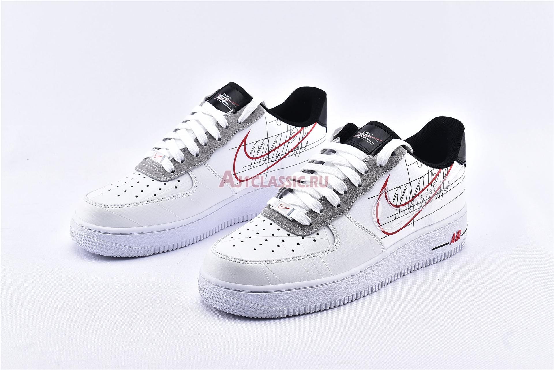 New Nike Air Force 1 Low "Script Swoosh" CK9257-100 Shoes