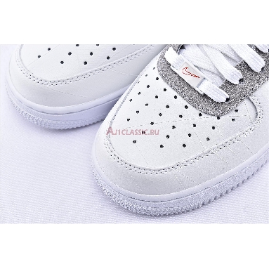 Nike Air Force 1 Low Script Swoosh CK9257-100 White/Black-University Red Mens Womens Shoes