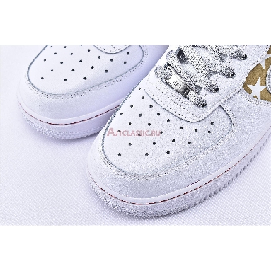 Nike Air Force 1 Low Metallic Gold CT3437-100 White/Metallic Gold/University Red/Metallic Silver Mens Womens Shoes