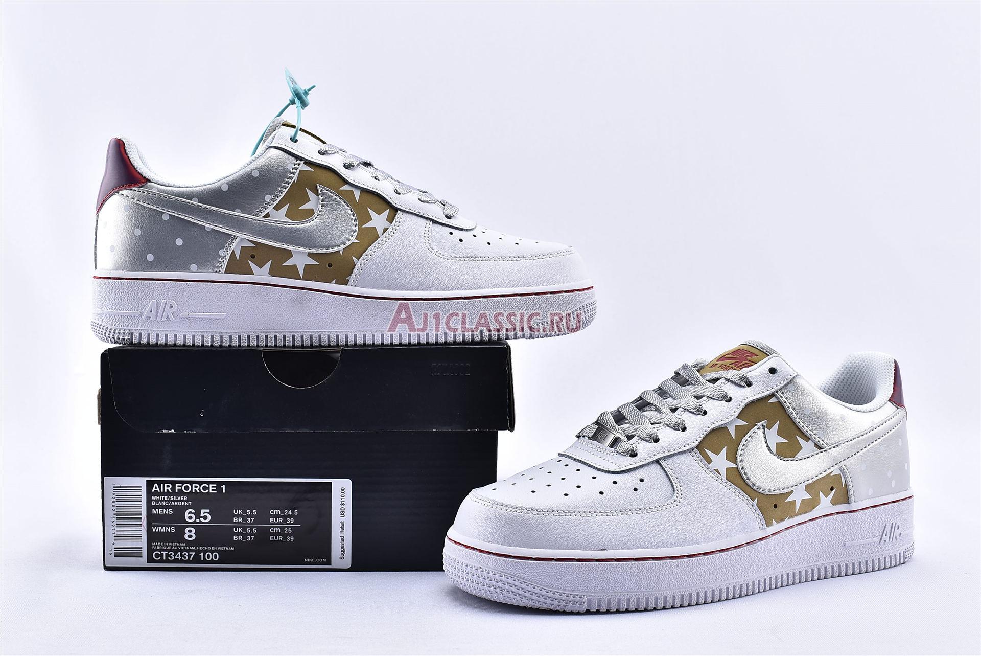 New Nike Air Force 1 Low "Metallic Gold" CT3437-100 Shoes