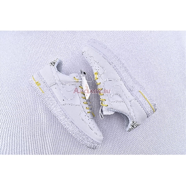 Nike Air Force 1 07 Lux White Reflective 898889-104 White/Chrome Yellow/Black/White Mens Womens Shoes