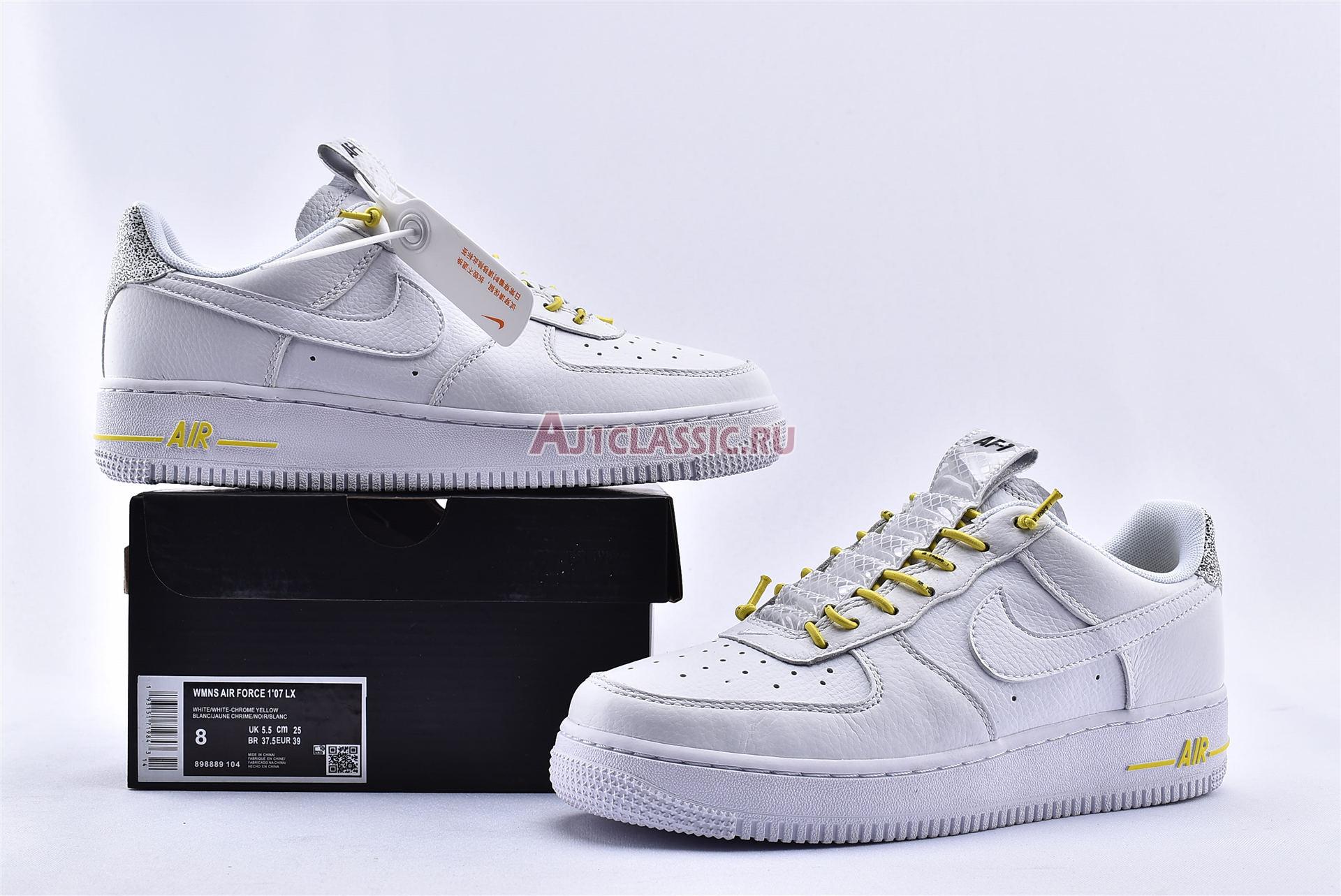 New Nike Air Force 1 07 Lux "White Reflective" 898889-104 Shoes