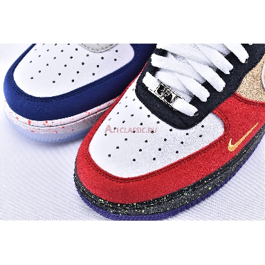 Nike Air Force 1 07 LV8 What The LA CT1117-100 White/Black-Hyper Jade Mens Womens Shoes