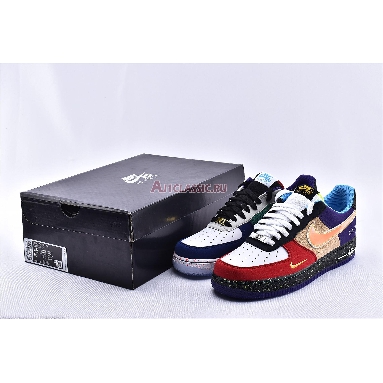 Nike Air Force 1 07 LV8 What The LA CT1117-100 White/Black-Hyper Jade Sneakers